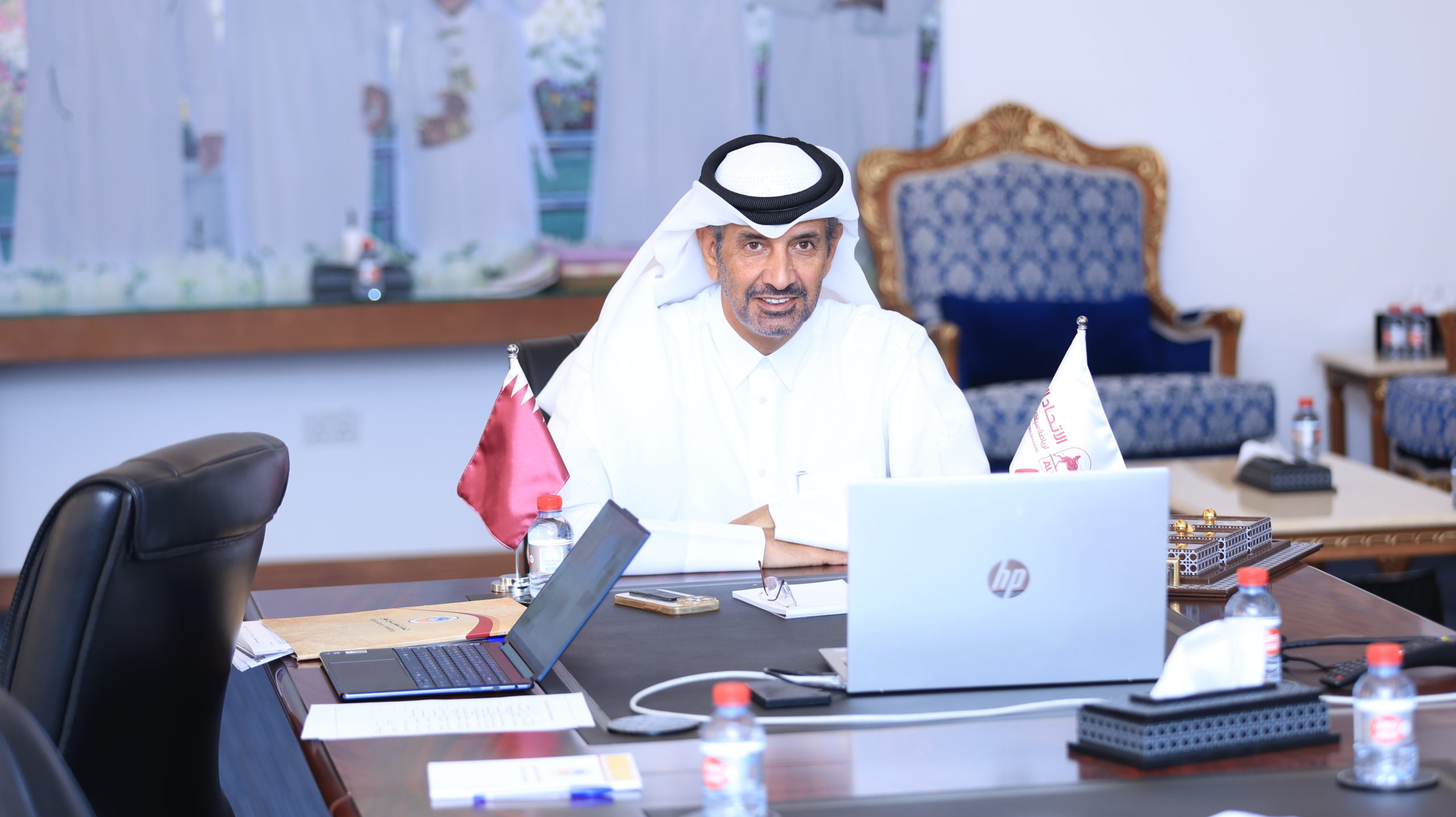 عبدالله بن محمد الكواري:  تجديد الثقة برئاستي للاتحاد العربي تقديرٌ لدور قطر الرائد في دعم رياضة الهجن