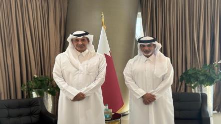 وزير الرياضة والشباب يلتقي نائب رئيس اللجنة المنظمة للهجن