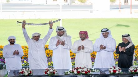 الشيخ جوعان بن حمد بن خليفة آل ثاني توج الفائزين برموز المهرجان المقام على سيف صاحب السمو الأمير الوالد 2024