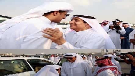 صاحب السمو يشهد منافسات ختام مهرجان المؤسس للهجن أمس في الشيحانية:  جوعان بن حمد توج الفائزين في اليوم الختامي